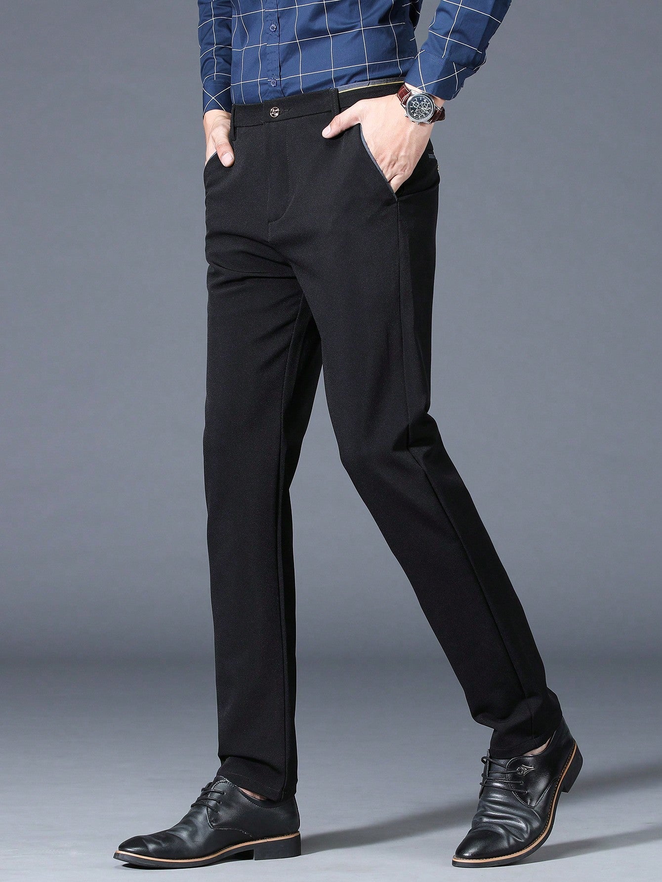 Men's Business Straight Leg Dress Pants