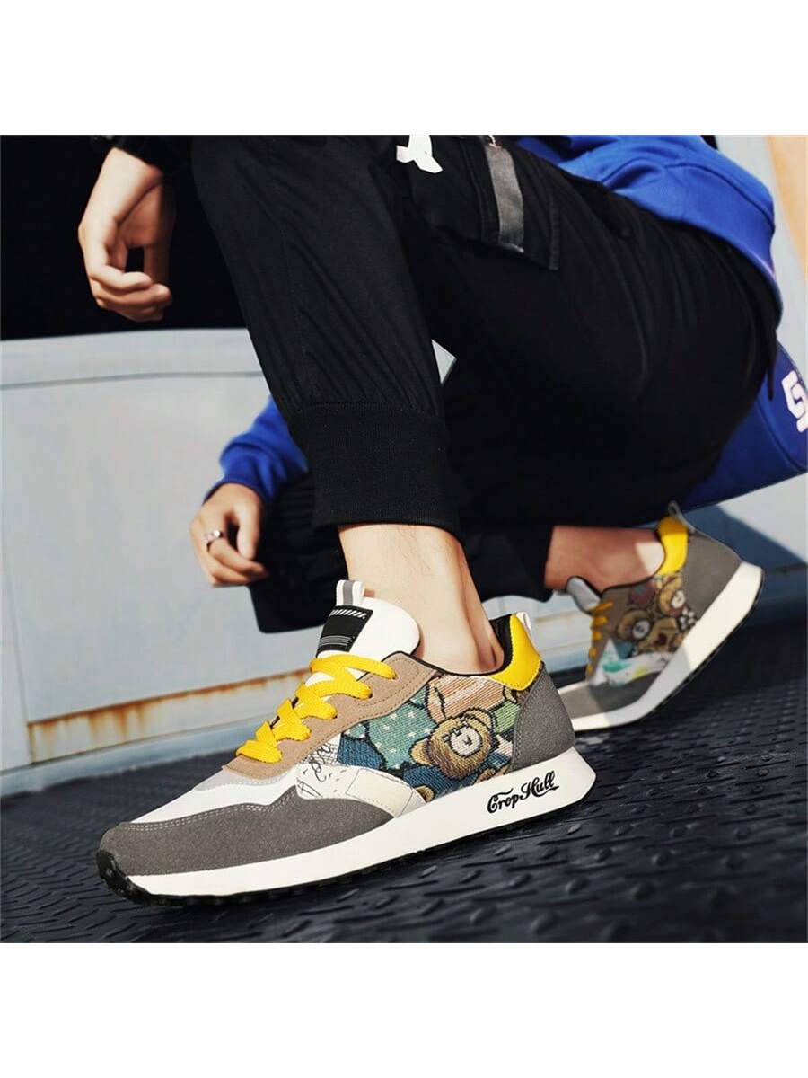 Men's Casual Agan Shoes, Sports Shoes, Fashionable Versatile, Harajuku Style, Breathable Dad Sneakers