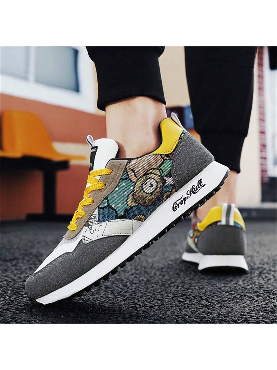 Men's Casual Agan Shoes, Sports Shoes, Fashionable Versatile, Harajuku Style, Breathable Dad Sneakers