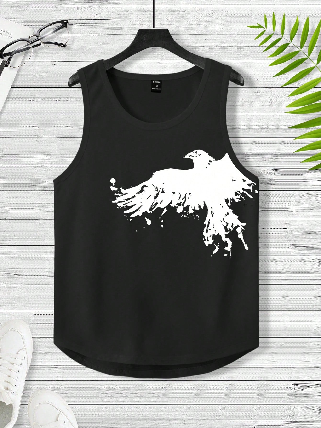 Manfinity Men's Eagle Print Tank Top