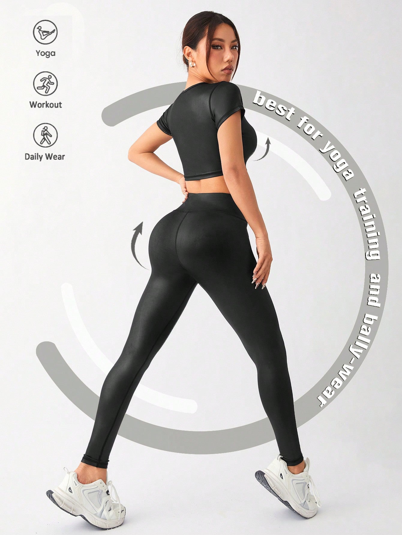 Yoga Basic High-Stretch Seamless Women'S Sports Suit