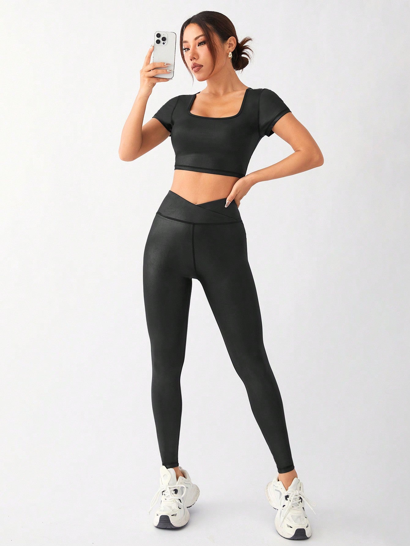 Yoga Basic High-Stretch Seamless Women'S Sports Suit