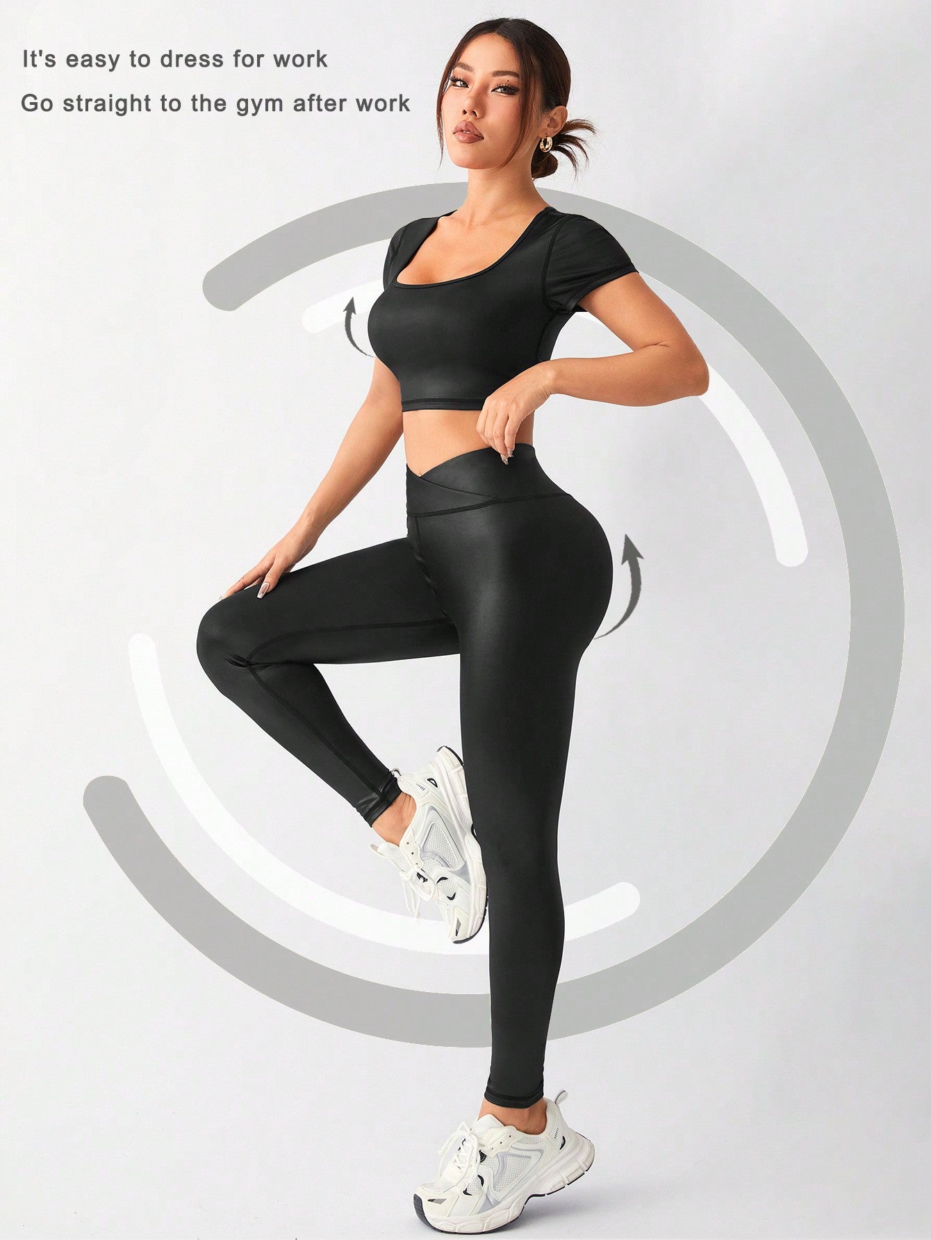 Yoga Basic High-Stretch Seamless Women'S Sports Suit