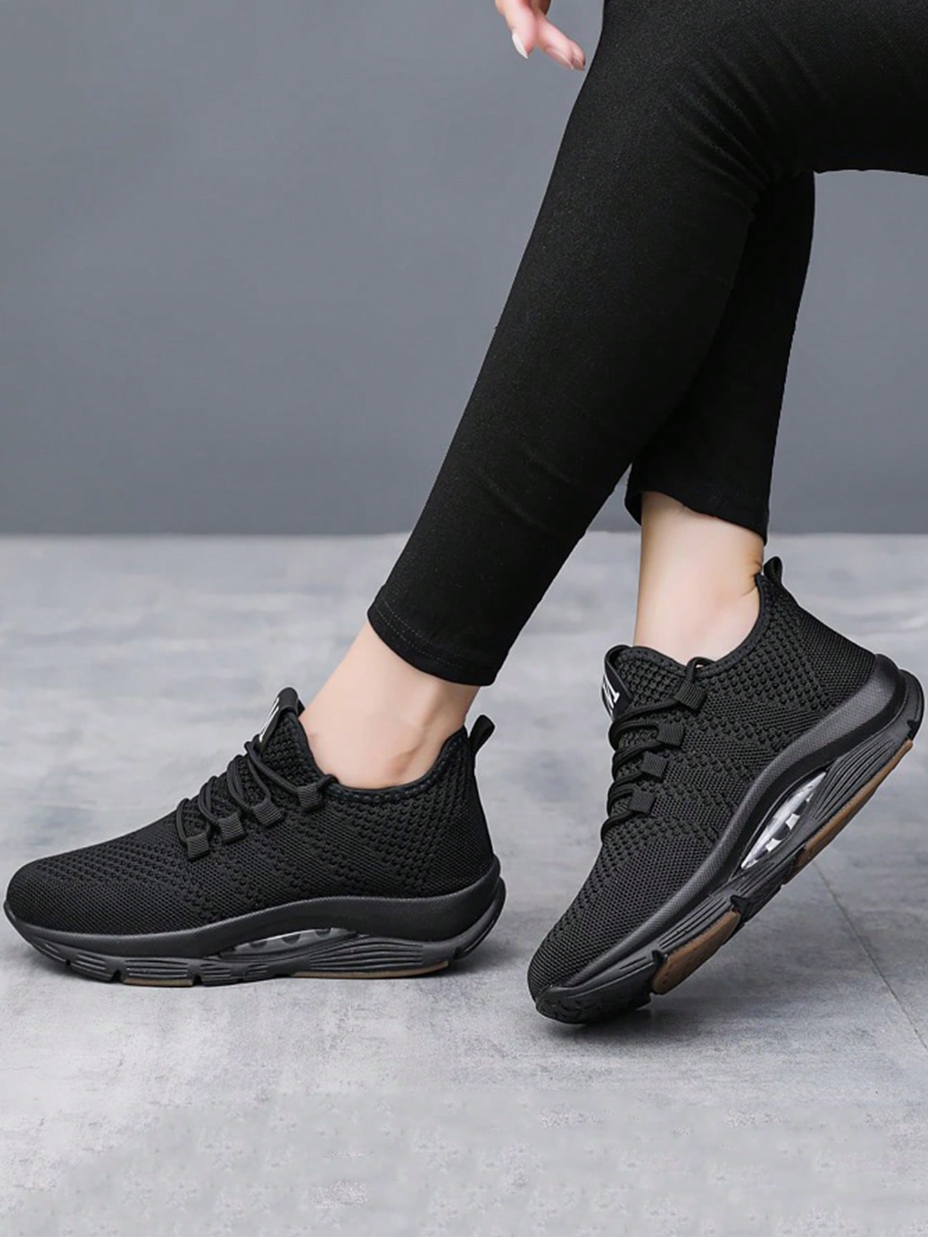 Women's Breathable Mesh Sneakers, Casual Lace Up Outdoor Shoes, Comfortable Low Top Shoes