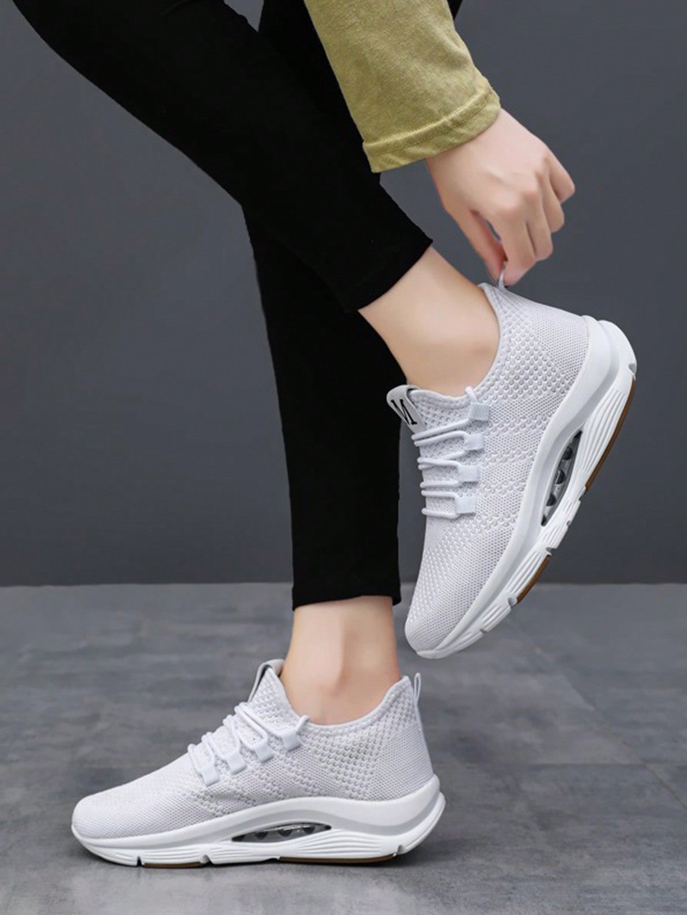 Women's Breathable Mesh Sneakers, Casual Lace Up Outdoor Shoes, Comfortable Low Top Shoes