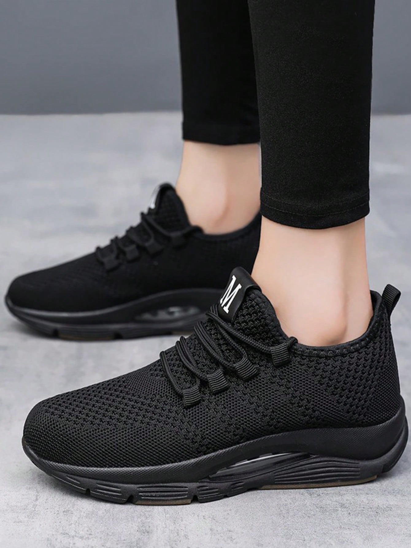 Women's Breathable Mesh Sneakers, Casual Lace Up Outdoor Shoes, Comfortable Low Top Shoes