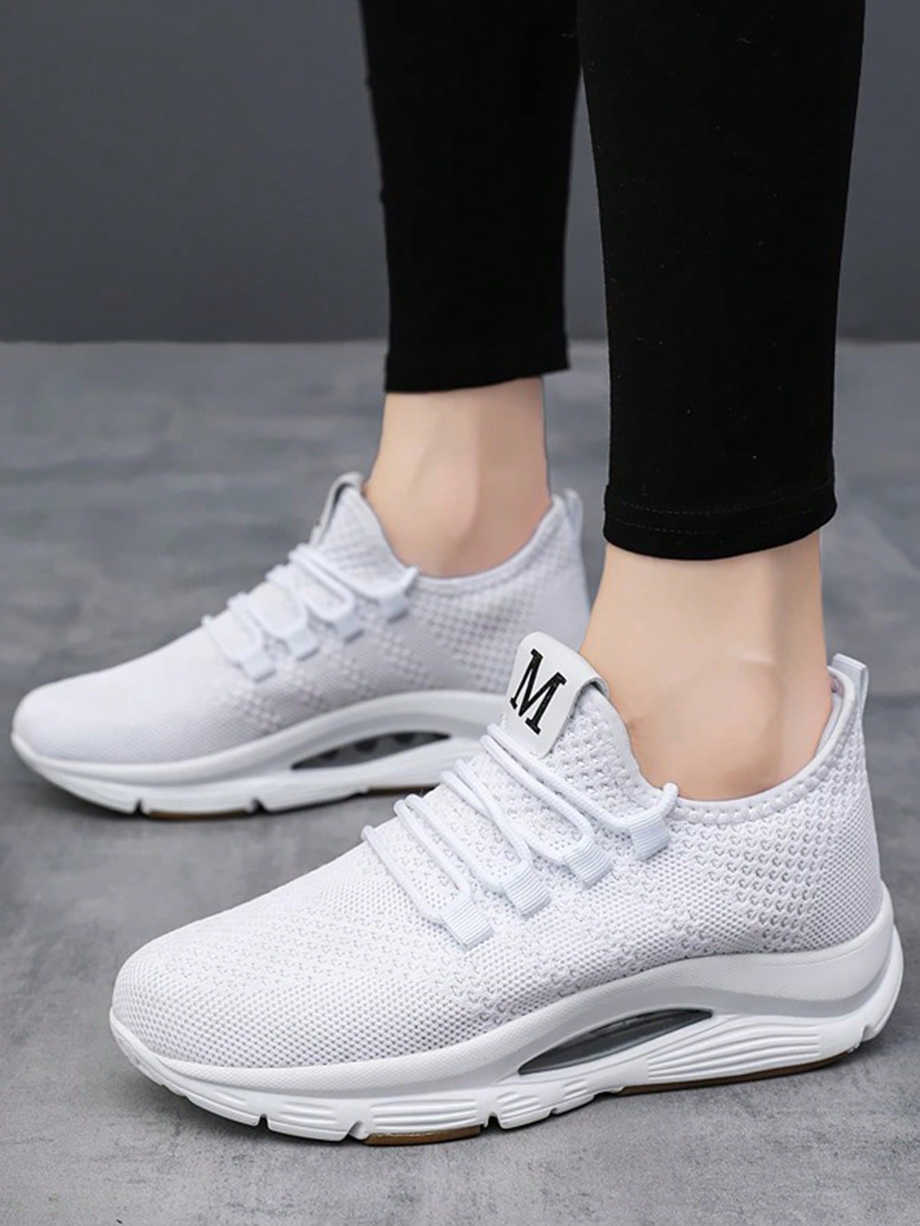 Women's Breathable Mesh Sneakers, Casual Lace Up Outdoor Shoes, Comfortable Low Top Shoes